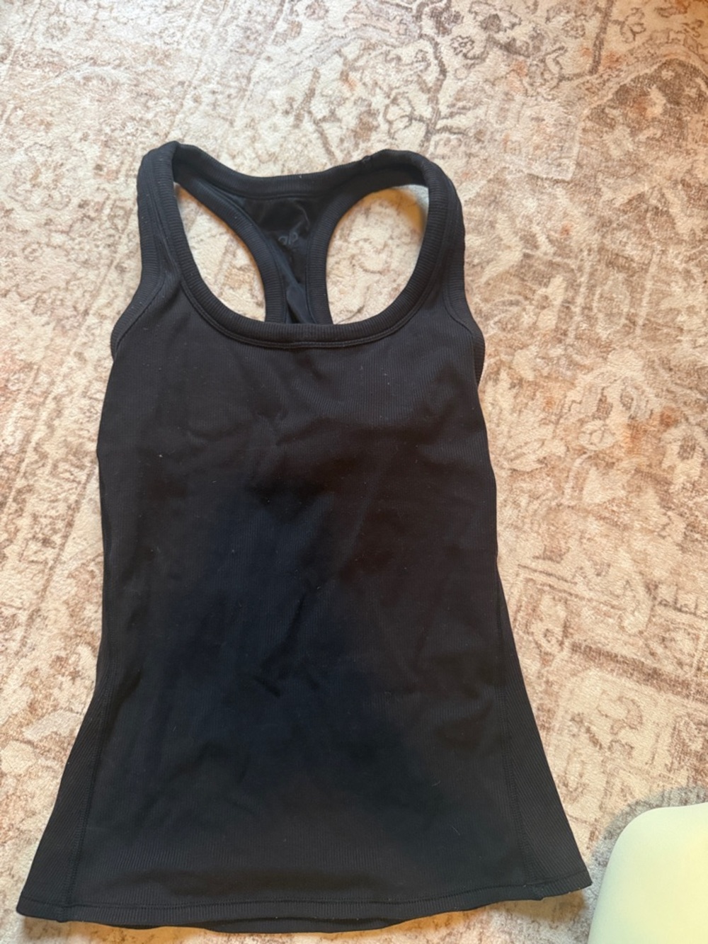 ALO Black Racerback Tank Top - Women